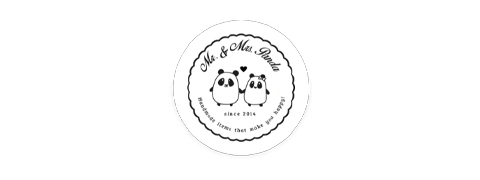 Mr. & Mrs. Panda Logo