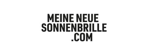 Meine neue Sonnenbrille Logo