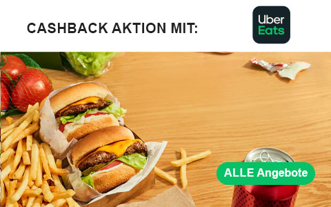 Uber Eats Cashback Aktionen: Jetzt mit 3€ sparen! Uber Eats Cashback Aktionen: Jetzt mit 3€ sparen!
