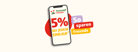 Fressnapf Friends Rabatt bei jedem Einkauf 5% sparen